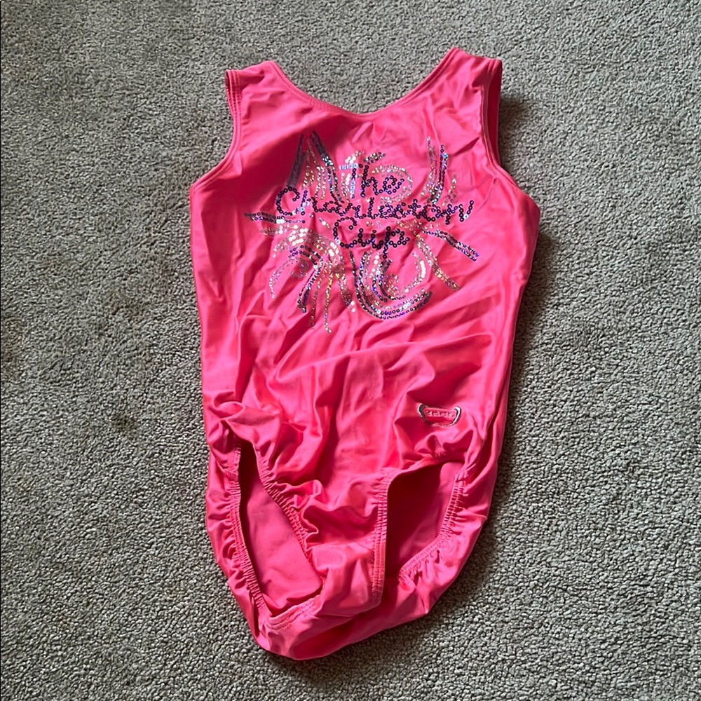 Pink GK Elite Gymnastics Leotard